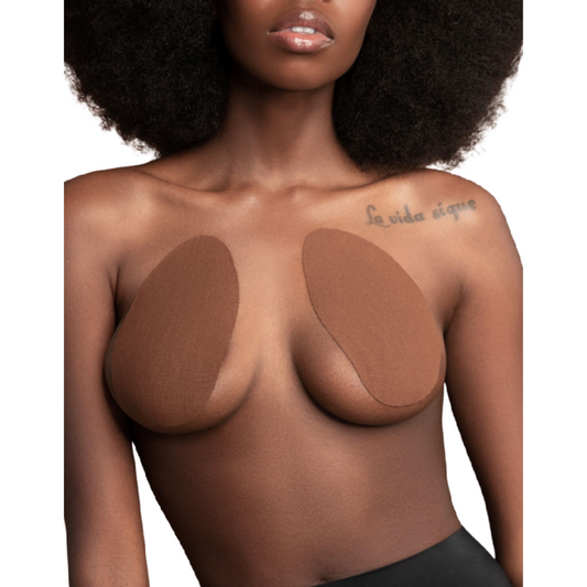 Accesoriu Sustinere Sani, BYE-BRA - Breasts Enhancer + 3 Perechi Sutien Satin Maro, Cupa F/H