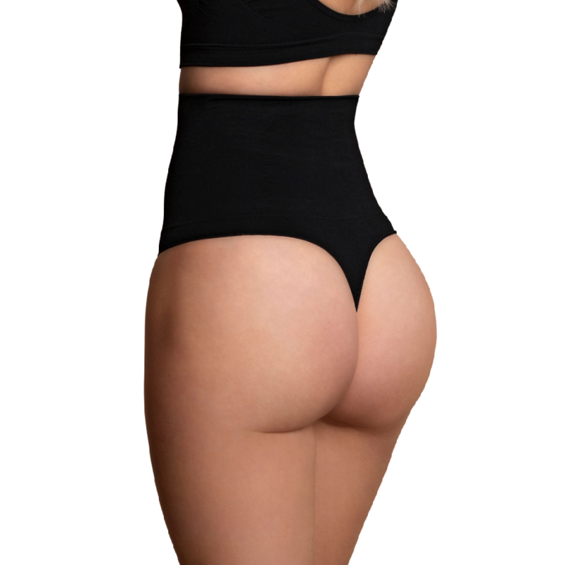 Chilot Tanga, Bye-bra, Girdle Fara Cusaturi Negru Marimea S