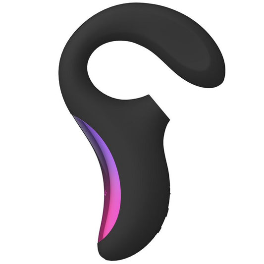 Masator cu Dubla Stimulare, LELO - ENIGMA, Ventuza Clitoris si Punct G, Negru