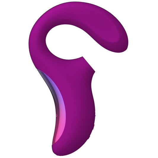 Masator cu Dubla Stimulare, LELO - ENIGMA, Ventuza Clitoris si Punct G, Mov