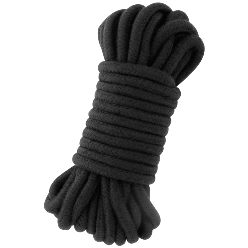 Franghie Bondage, Darkness - Japanese Rope, 100% Bumbac, 20 m Negru