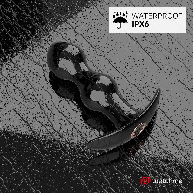 Plug Anal Vibrator, Anbiguo - Tiberio, cu Telecomanda Watchme, 12.2 X 3.5 CM