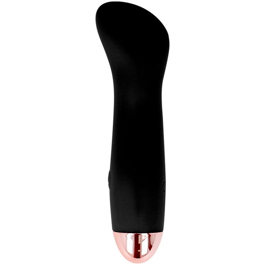 Vibrator Reincarcabil, DOLCE VITA - One, 7 Trepte Vibratii, Negru, 12,5 cm
