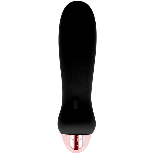 Vibrator Reincarcabil, DOLCE VITA - Five, 7 Viteze, Negru, 12,4 cm