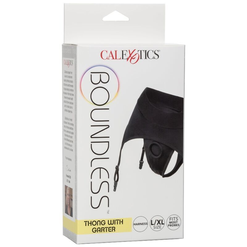 Tanga cu Jartiera, CalExotics - Boundless, Inel O Intarit, L/XL