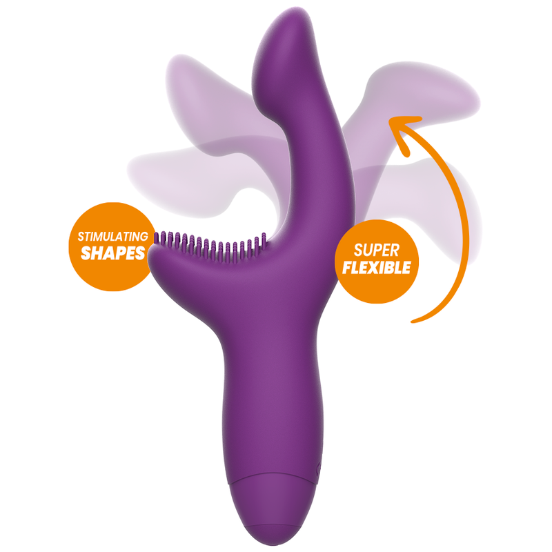 Vibrator Dual, Rewolution - Rewokiss, Stimulare A-Spot si Clitorisa, 18.5 x 7.5 x 4.0 CM