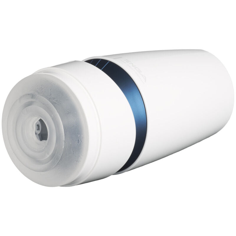 Masturbator, Tenga - Aero Cobalt Ring, 10 Niveluri de Strangere si Aspiratie, Albastru Cobalt