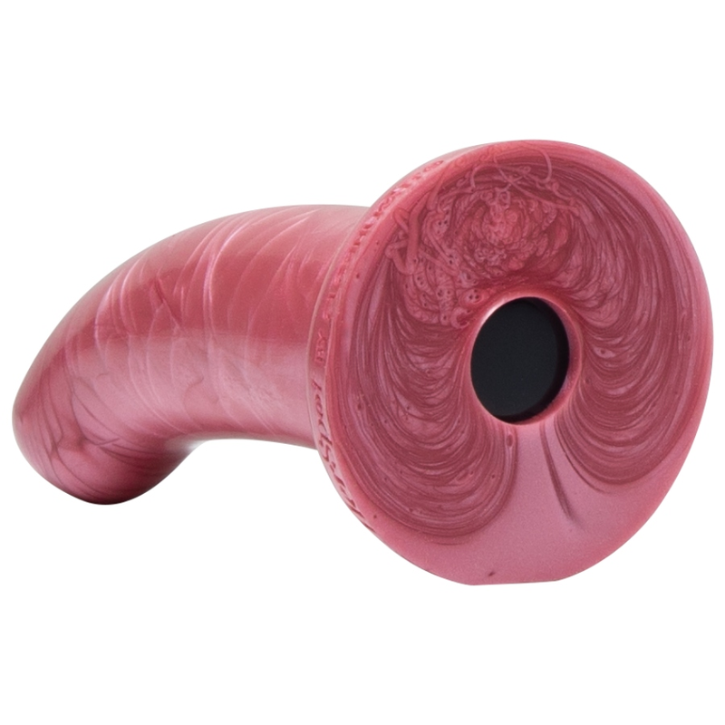 Dildo Curbat, Herspot - Golden Rose S, Stimulare Punctul G, 14 CM