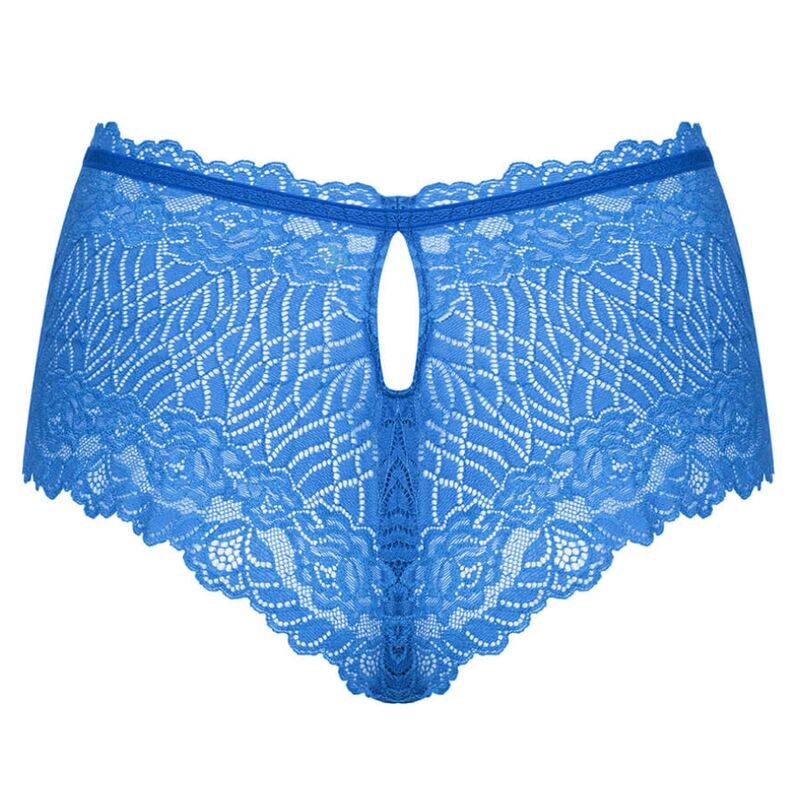 Chiloti Sexy, Obsessive - Bluellia, Dantela Transparenta, S/M Albastru