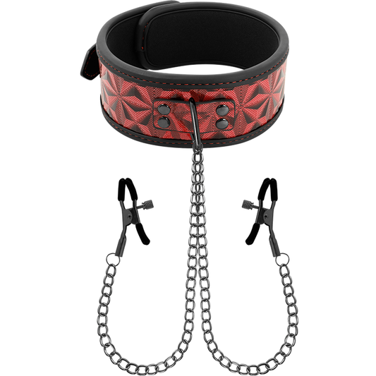 Zgarda cu Cleme pentru Sfarcuri, BEGME - Red Edition, Captuseala Neopren