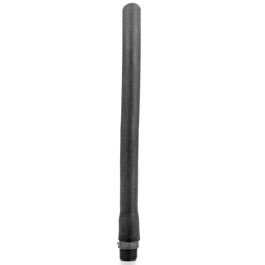 Dus Anal Silicon, ALL BLACK - Furtun Flexibil cu Adaptor Universal, 27 cm