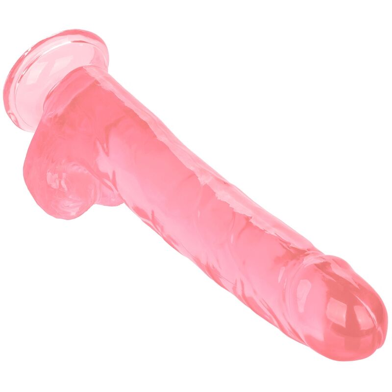 Dildo, Calexotics - Size Queen, Baza cu Ventuza, 25.5 CM Roz
