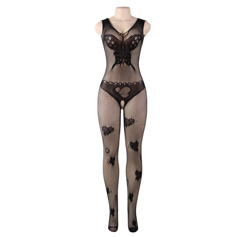 Body, Queen Lingerie - Butterfly Embroidered, fara Spate, S-L