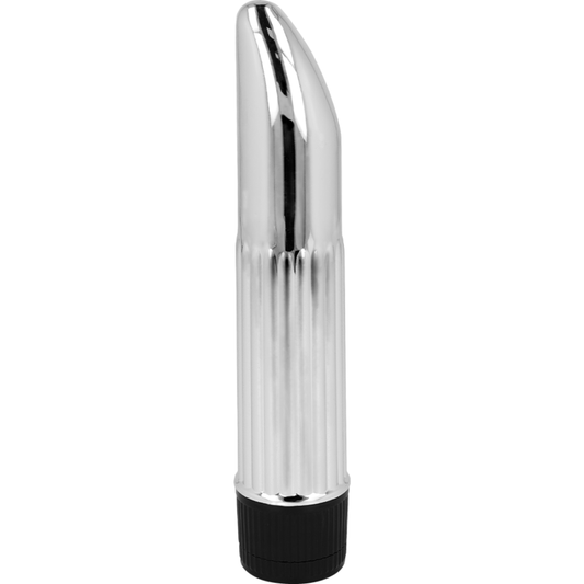 Mini Vibrator, OHMAMA - Metalic, PVC, Argintiu, 13,5 cm
