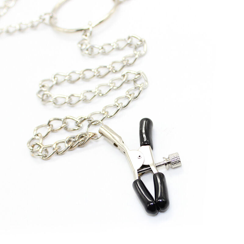 Cleme Metalice pentru Sfarcuri, Ohmama - Fetish 3 in 1, Ajustabile cu Suruburi