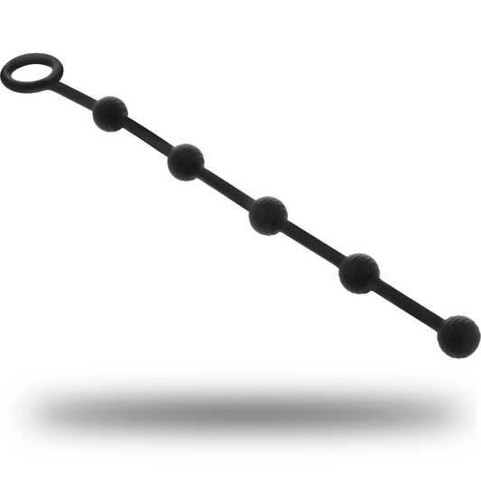 Bile Anale din Silicon, OHMAMA - Lant Anal, 23 cm