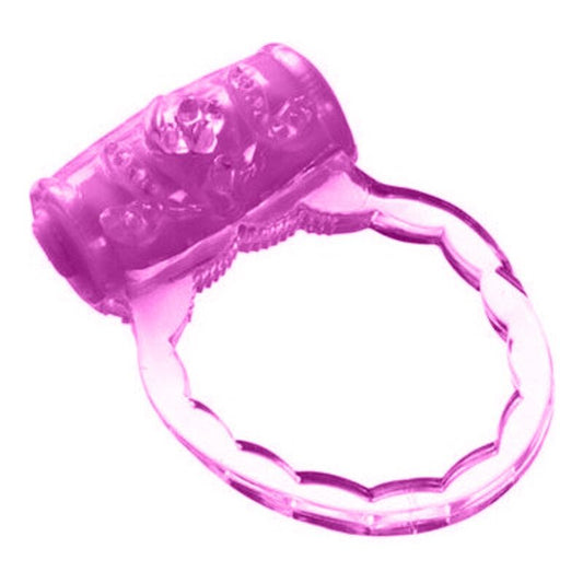 Inel pentru Penis Vibrator, DIABLO PICANTE - Mov, 20 Minute Placere