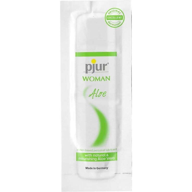 Lubrifiant pe Baza de Apa, Pjur - Woman Aloe, cu Aloe Vera, 2 ML
