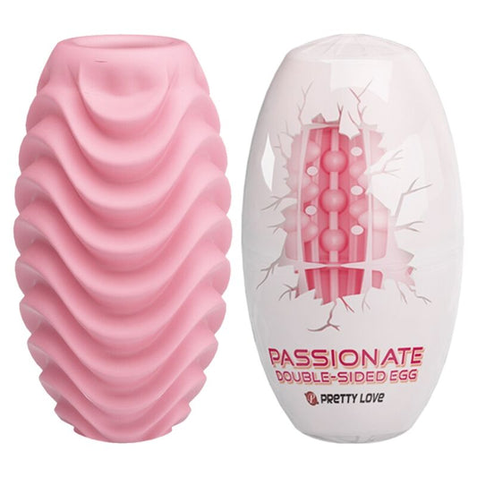Masturbator Ou Dublu Fata, PRETTY LOVE - Texturi Diferite, Roz