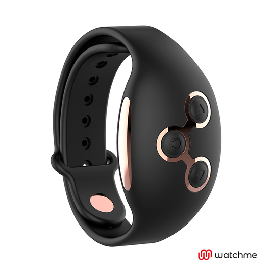 Ceas Telecomanda Wireless, WATCHME - Jet Black si Copper, IPX7, Silicon