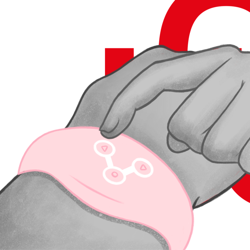 Ceas Inteligent, Watchme - Wireless, Control Wireless pentru Jucarii Sexuale, Roz Soft