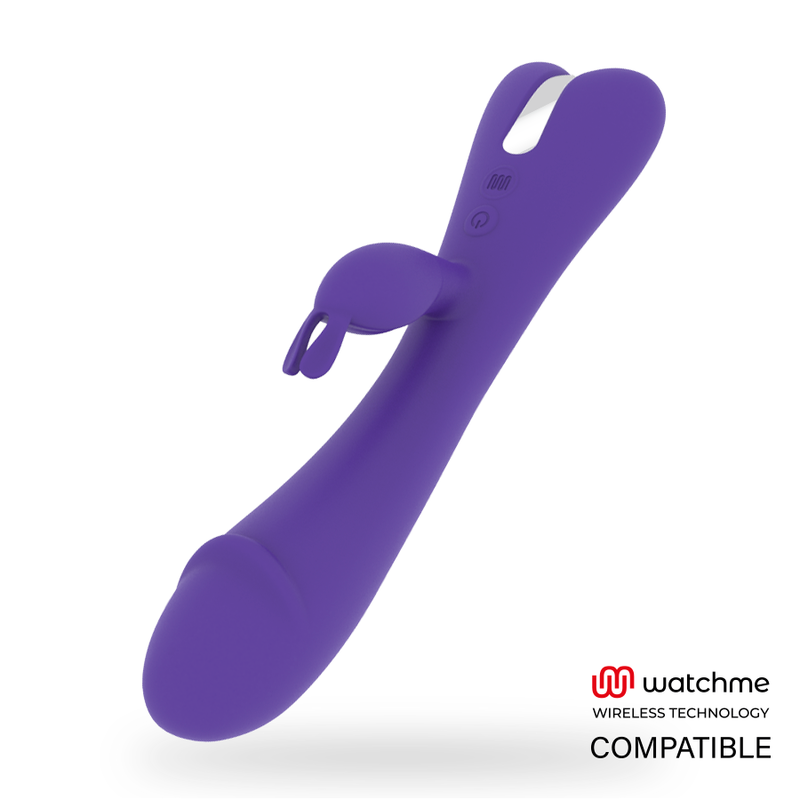 Vibrator Rabbit, Mr Boss - Aitor, Compatibil cu Tehnologia Wireless Watchme, Lila