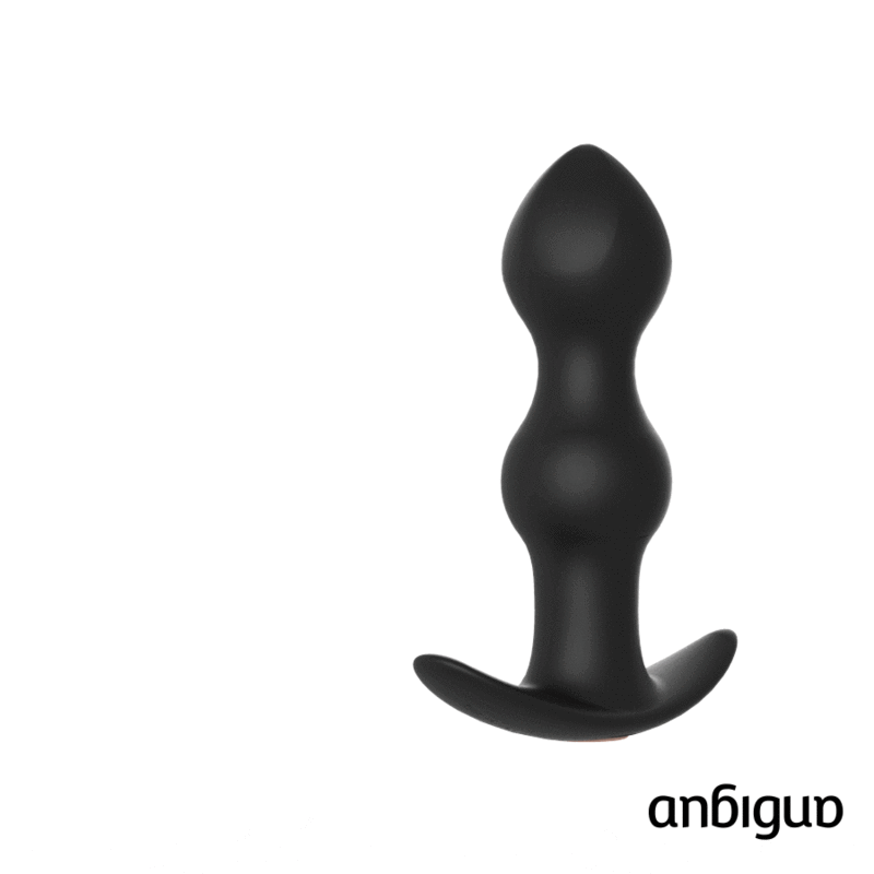 Plug Anal Vibrator, Anbiguo - Tiberio, cu Telecomanda Watchme, 12.2 X 3.5 CM