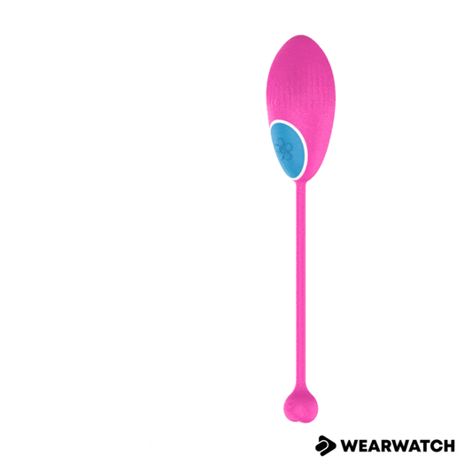 Vibrator Ou cu Telecomanda, WEARWATCH - Tehnologie WATCHME, Silicon Medical, Fucsia / Negru