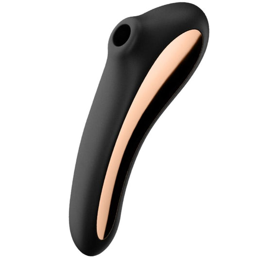 Vibrator cu Puls de Aer Dual, SATISFYER - Dual Kiss, 11 Intensitati, Negru