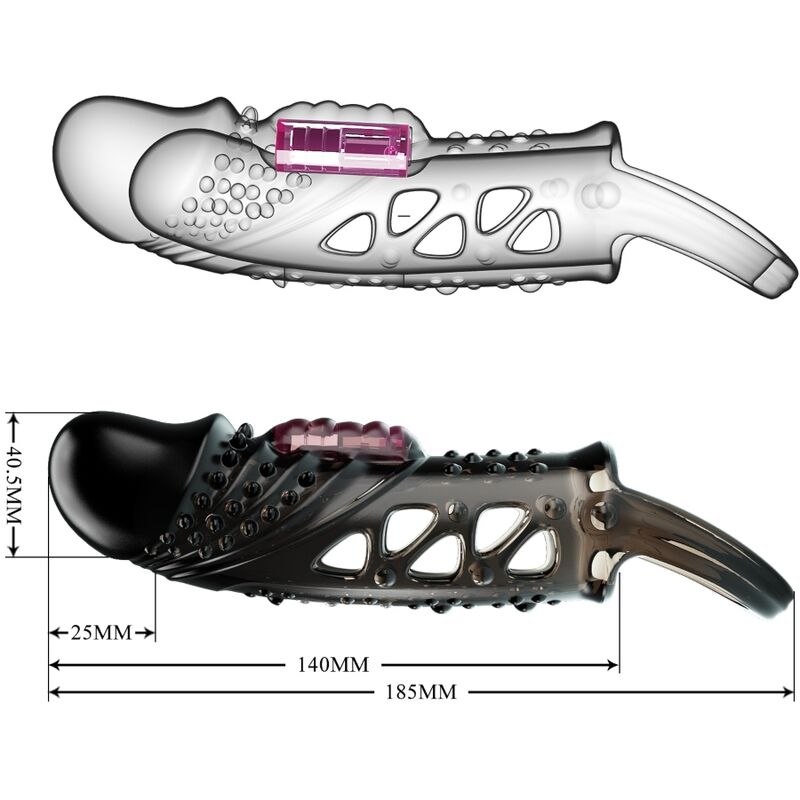 Manson Penis, Pretty Love - Cecelia, cu Vibratie, Negru