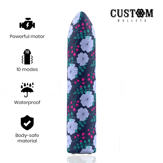 Vibrator Glont Reincarabil, CUSTOM BULLETS - Spring Magnetic, 10 Intensitati, 6,25 cm
