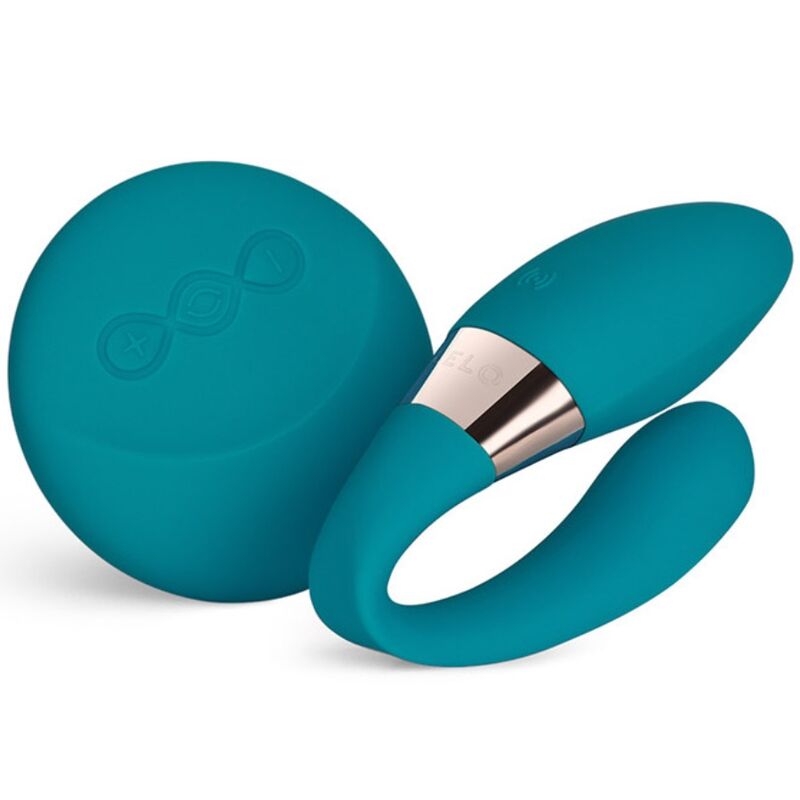 Vibrator pentru Cupluri, Lelo - Tiani Duo, Dublu Motor, Blue