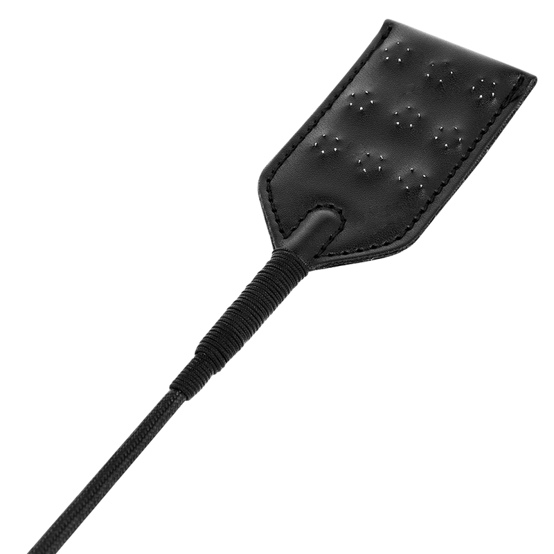 Bici Fetish, Ohmama - Tack Crop, cu Tinte Metalice, 51,5 CM