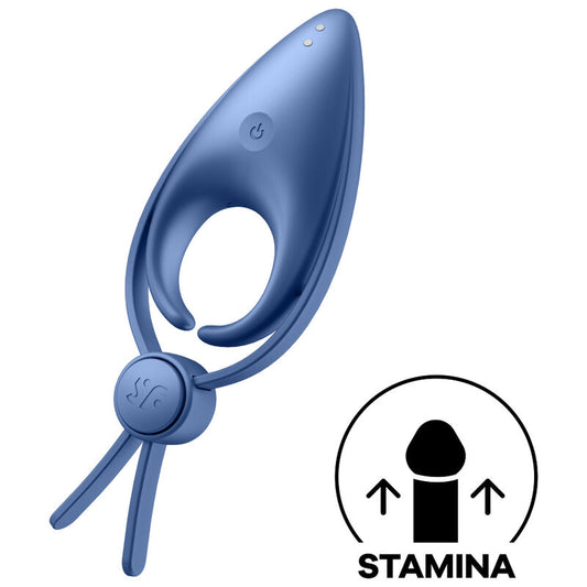 Inel Vibrator pentru Penis, SATISFYER - Sniper Ring, Silicon Medical