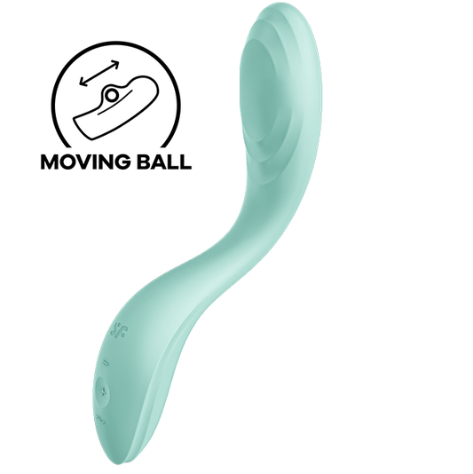 Vibrator pentru Punctul G, SATISFYER - Rrrolling Pleasure, cu Bila Mobila