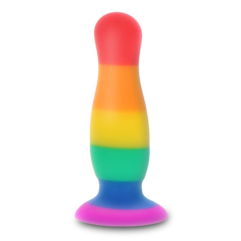 Plug Anal, Pride By ToyJoy - LGBT Flag Fun Stuffer, Silicon Sigur pentru Corp, 8.5 CM