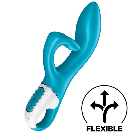 Vibrator pentru Punctul G, SATISFYER - Embrace Me, Silicon, Turcoaz