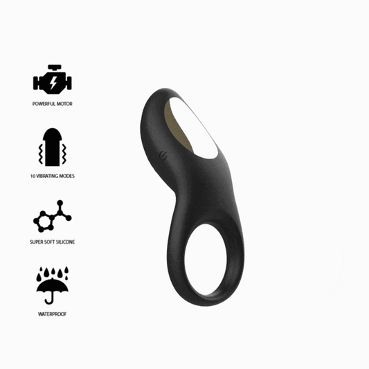 Inel Vibrator, Ibiza - Full Contact, cu Telecomanda, Negru