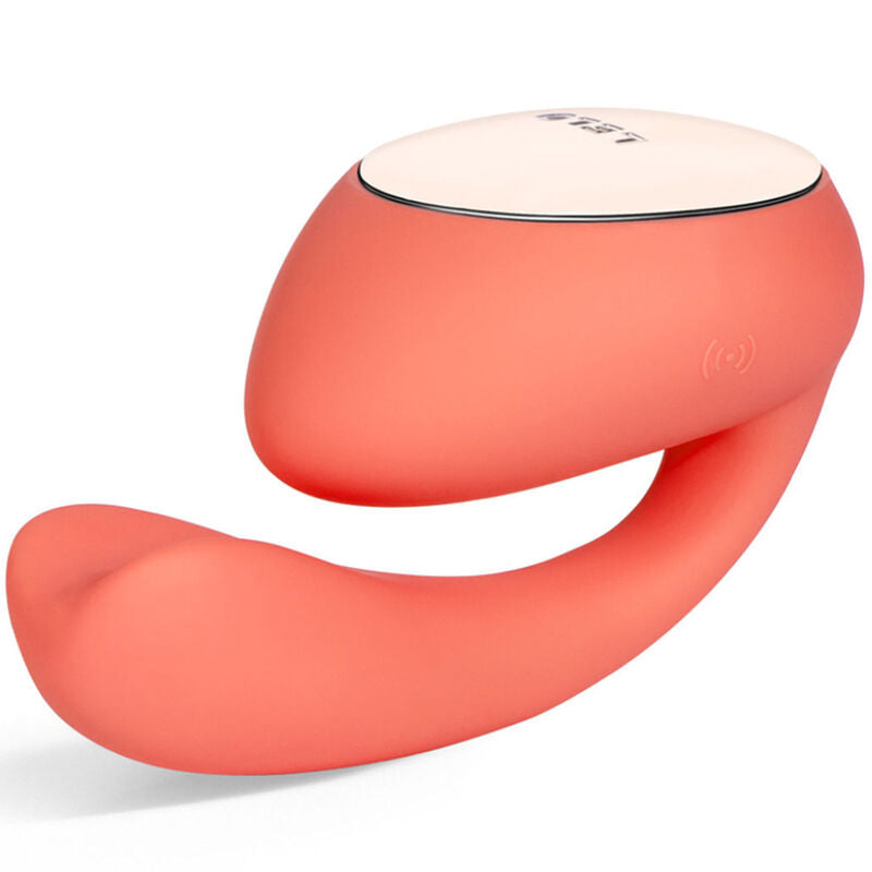 Vibrator pentru Cupluri, Lelo - Ida Wave, Control prin Aplicatie Bluetooth, Coral