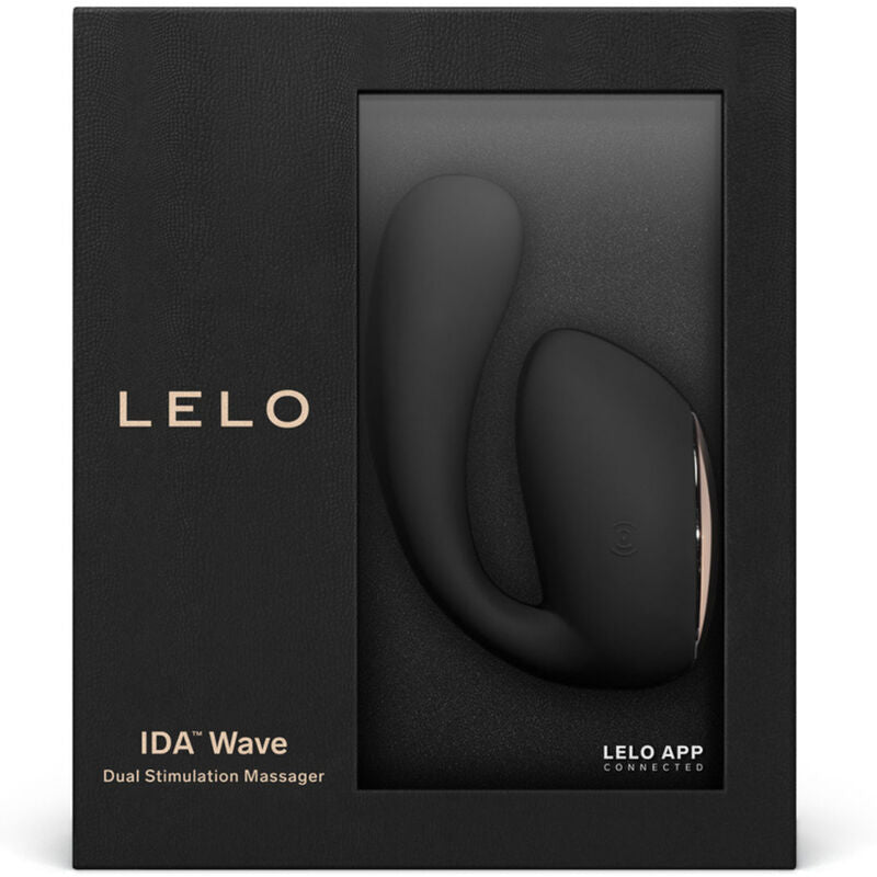 Vibrator pentru Cupluri, Lelo - Ida Wave, Tehnologie WaveMotion, Negru