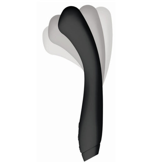 Vibrator pentru Punctul G, JE JOUE - Juno Flex, Silicon Moale, Negru, 18 cm