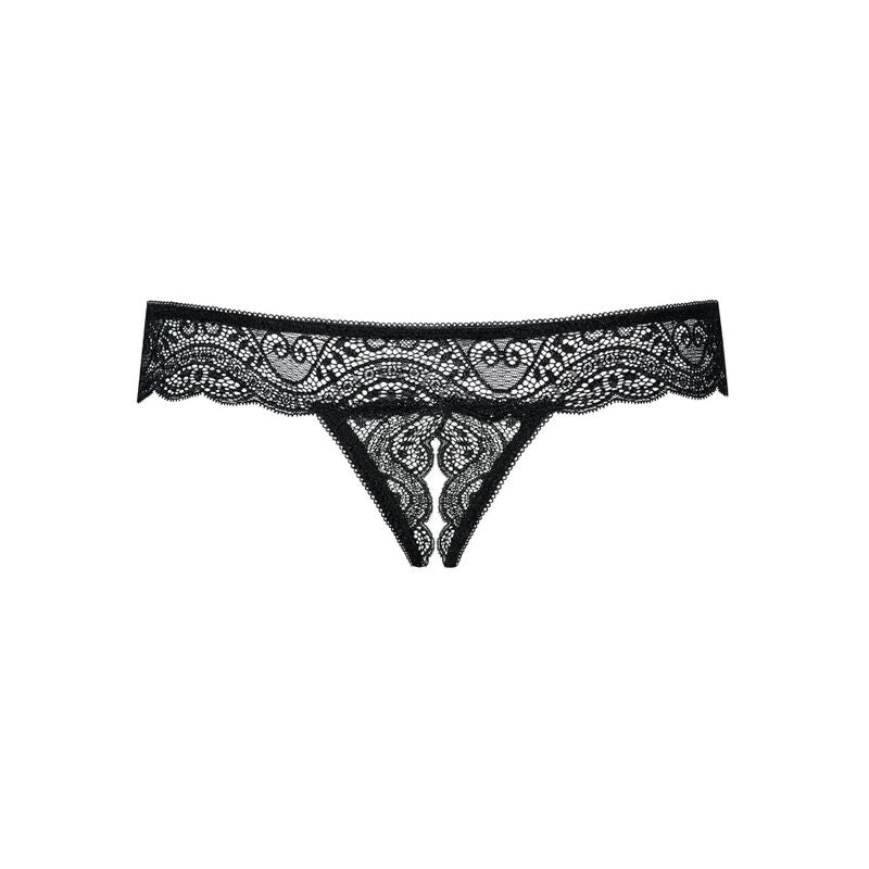 Tanga Crotchless, Obsessive - Miamor, Dantela si Pietre Stralucitoare, S/M
