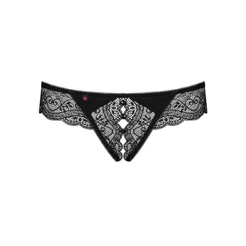 Tanga Crotchless, Obsessive - Miamor, Dantela si Pietre Stralucitoare, S/M