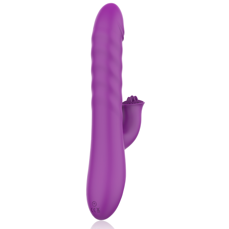 Vibrator Iepuras, Fun Function - Zenda, Thruster & Rotation, 24.5 CM x 3.5 CM