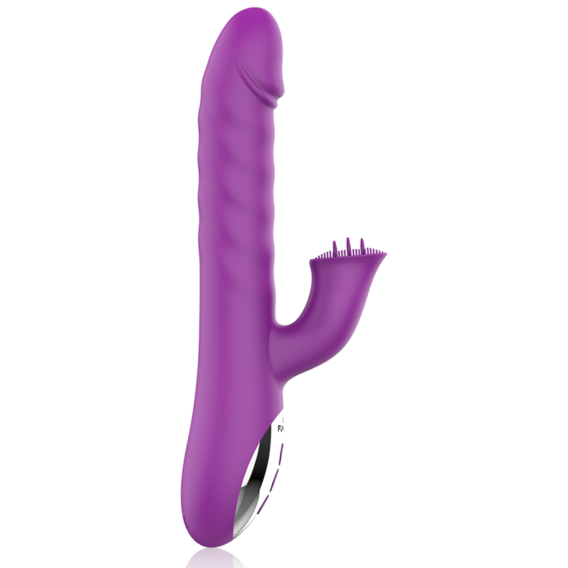 Vibrator Iepuras, Fun Function - Zenda, Thruster & Rotation, 24.5 CM x 3.5 CM