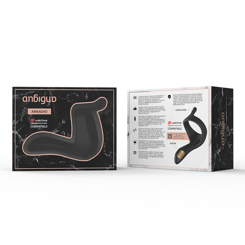 Stimulator Gland si Perineu, Anbiguo - Arkadio, Compatibil cu Tehnologia Wireless Watchme