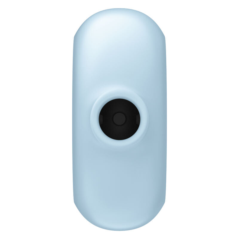 Stimulator cu Aer Pulsatoriu Dublu si Vibrator, Satisfyer - Pro To Go 3, 2 Motoare Controlabile Separat, Negru