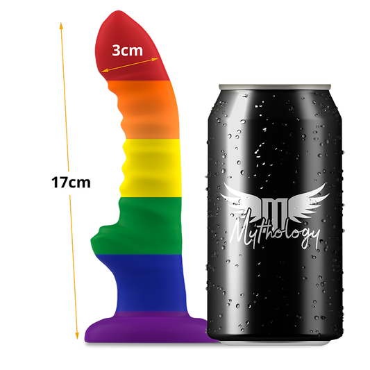 Dildo Fantezie, MYTHOLOGY - Her Colby Pride, Silicon Premium, Marime M, 17 cm
