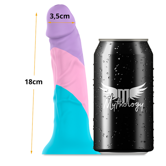 Dildo Fantasy, MYTHOLOGY - Asher Pastel, Silicon, Marimea M, 18 cm