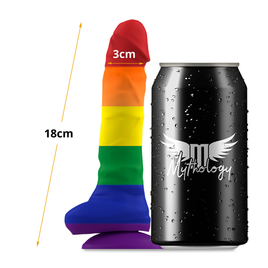 Dildo Fantasy, MYTHOLOGY - Corey Pride, Silicon, Marimea M, 18 cm